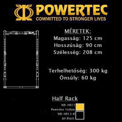 Стойка силовая Half Rack Powertec WB-HR14 Black