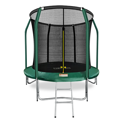 ARLAND Батут премиум 8FT с внутренней страховочной сеткой и лестницей (Dark green) №1