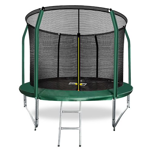 ARLAND Батут премиум 10FT с внутренней страховочной сеткой и лестницей (Dark green) №1