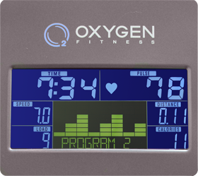 OXYGEN NEXUS GURU RB HRC Велоэргометр - Цветной LCD дисплей