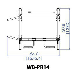 Силовая рама Powertec WB-PR14-B/WB-PR15-B