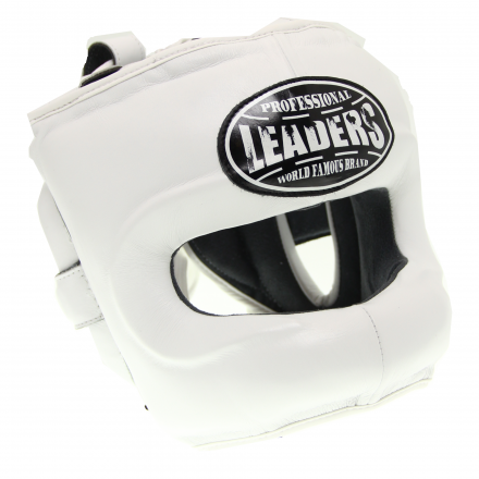 Шлем боксерский LEADERS LS WH с бамперной защитой